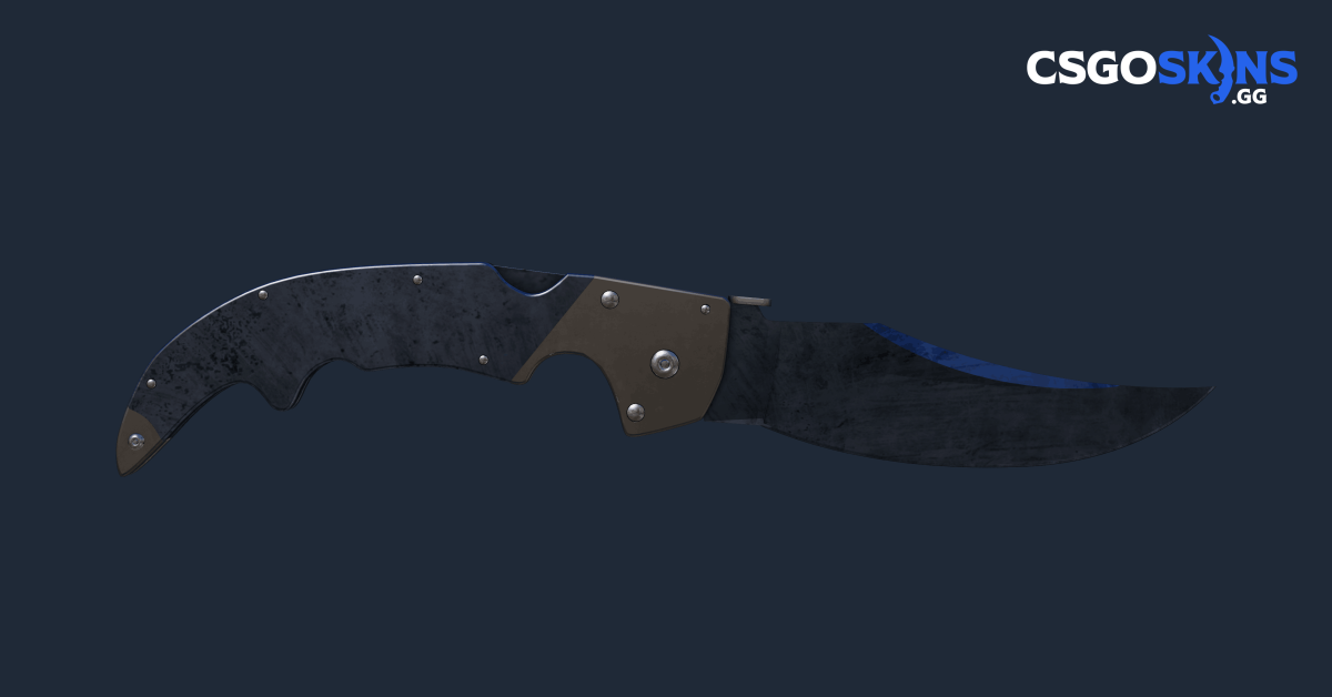 Falchion Knife Blue Steel CSGOSKINS GG