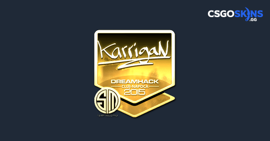 Sticker Karrigan Gold Cluj Napoca 2015 CSGOSKINS GG