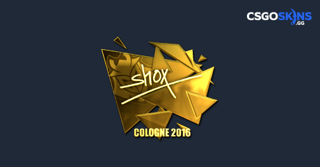 Sticker Shox Gold Cologne 2016 CSGOSKINS GG