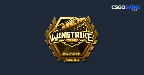 Sticker Winstrike Team Gold London 2018 CSGOSKINS GG