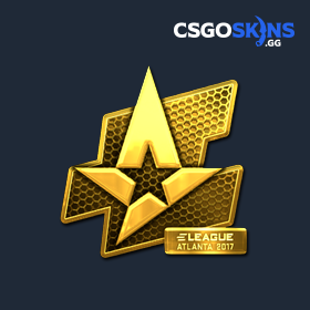 Sticker Astralis Gold Atlanta Csgoskins Gg