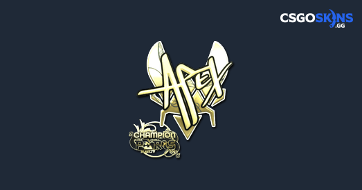 Sticker ApEX Gold Champion Paris 2023 CSGOSKINS GG