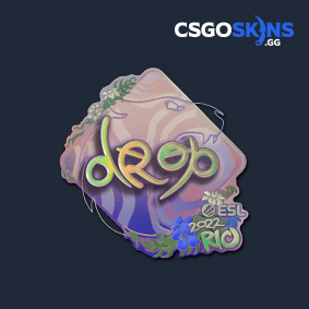 Sticker Drop Holo Rio 2022 CSGOSKINS GG