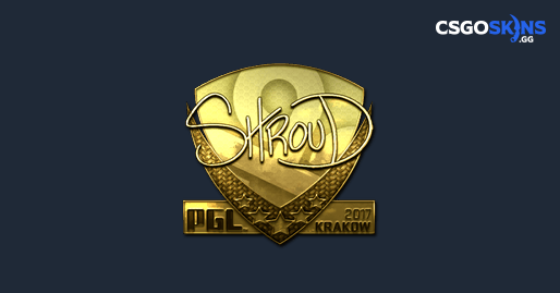 Sticker Shroud Gold Krakow Csgoskins Gg