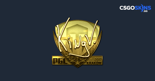 Sticker KNgV Gold Krakow 2017 CSGOSKINS GG