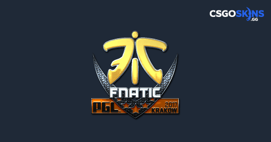 Sticker Fnatic Foil Krakow Csgoskins Gg