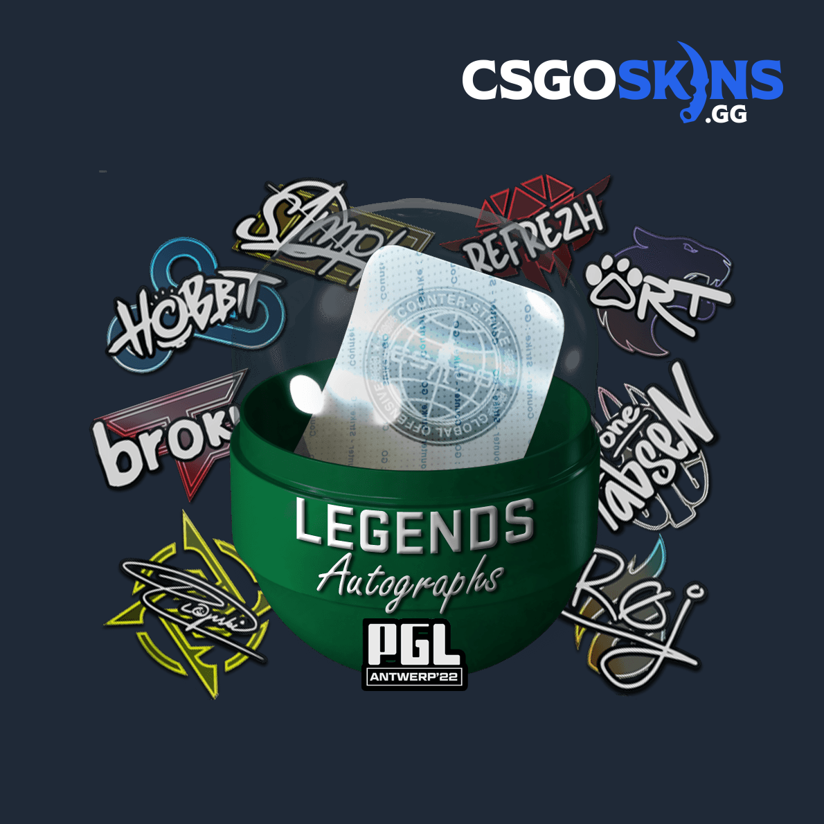 Antwerp 2022 Legends Autograph Capsule CSGOSKINS GG