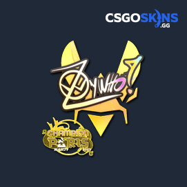 Sticker ZywOo Holo Champion Paris 2023 CSGOSKINS GG