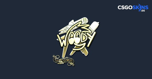 Sticker Wood Gold Paris Csgoskins Gg