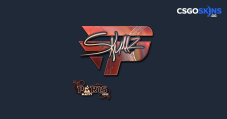 Sticker Skullz Holo Paris Csgoskins Gg