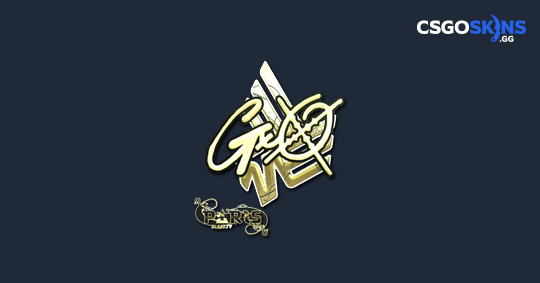 Sticker Gxx Gold Paris 2023 CSGOSKINS GG