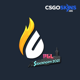 Sticker Copenhagen Flames Foil Stockholm Csgoskins Gg