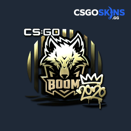 Sticker Boom Gold Rmr Csgoskins Gg