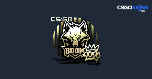 Sticker Boom Gold 2020 RMR CSGOSKINS GG