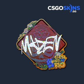 Sticker Maden Glitter Rio Csgoskins Gg