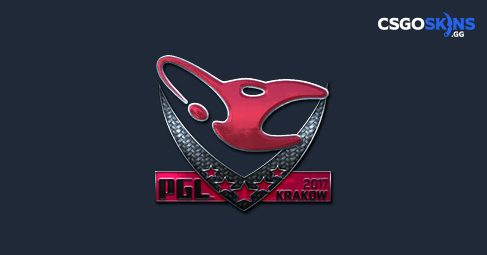 Sticker Mousesports Foil Krakow Csgoskins Gg