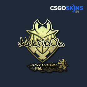 Sticker Aleksib Gold Antwerp Csgoskins Gg