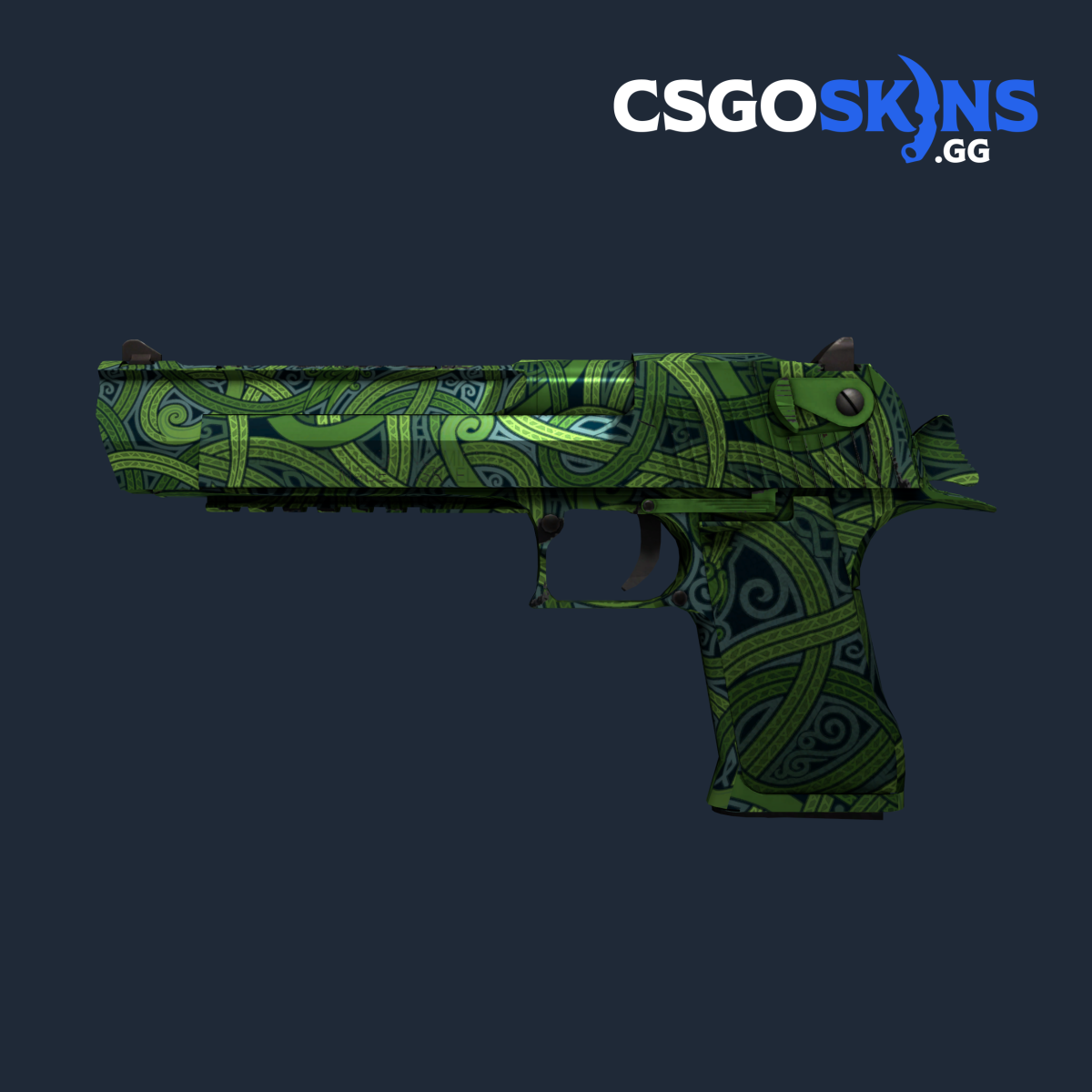 Desert Eagle Emerald Jörmungandr CSGOSKINS.GG