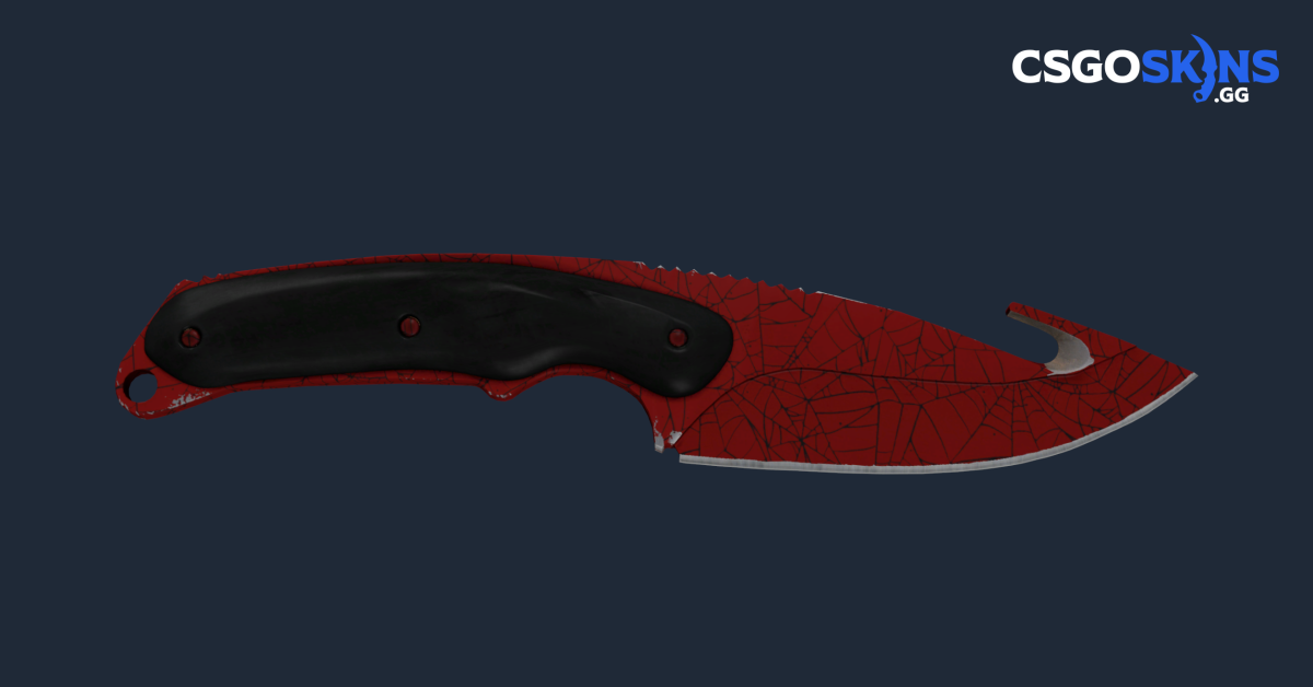 Gut Knife | Crimson Web - CSGOSKINS.GG