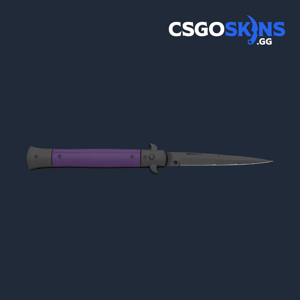 Stiletto Knife | Ultraviolet - CSGOSKINS.GG