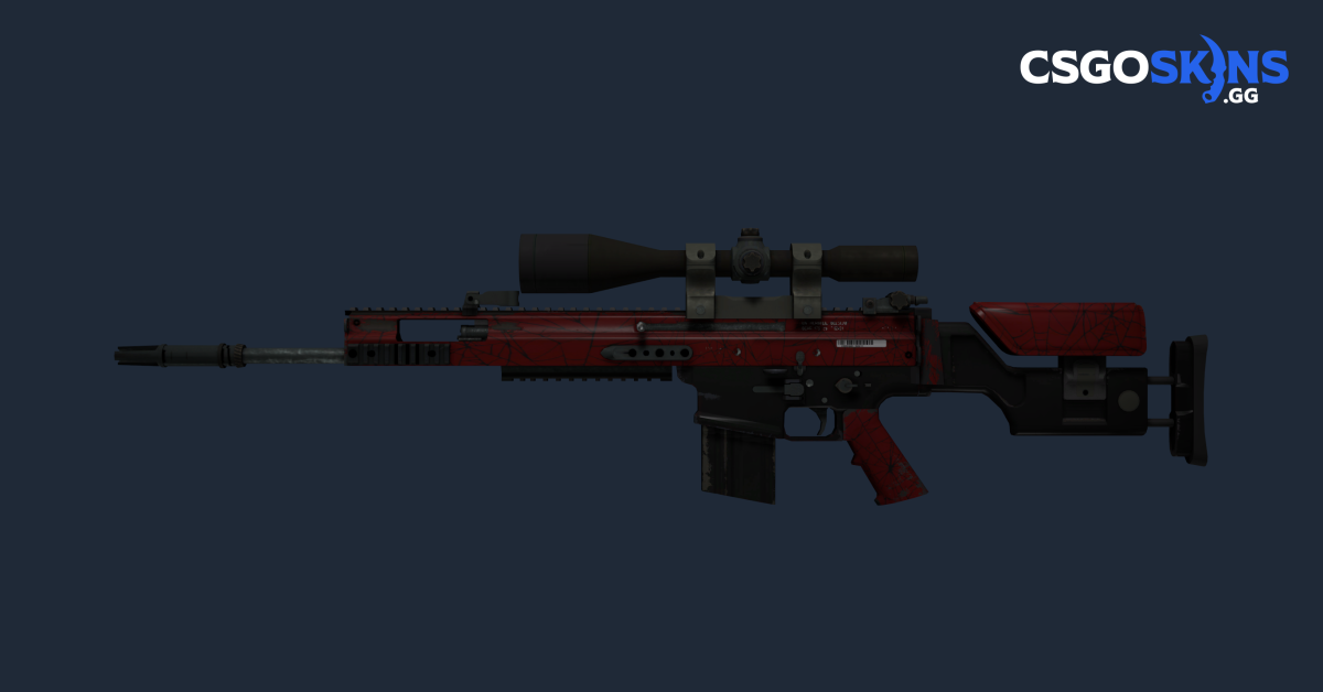 SCAR-20 | Crimson Web - CSGOSKINS.GG