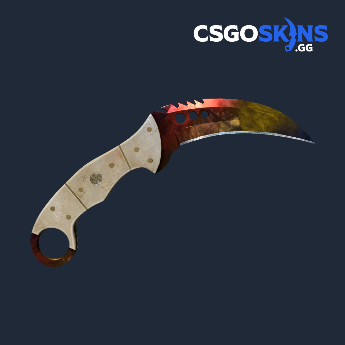 Talon Knife | Marble Fade - CSGOSKINS.GG