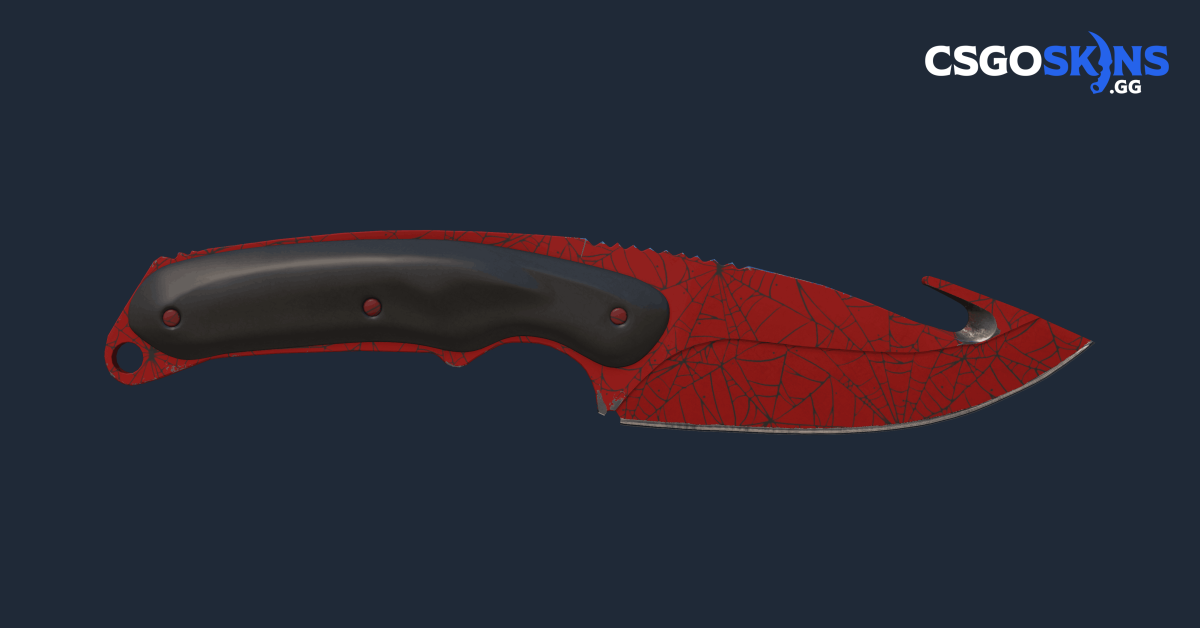 Gut Knife | Crimson Web - CSGOSKINS.GG