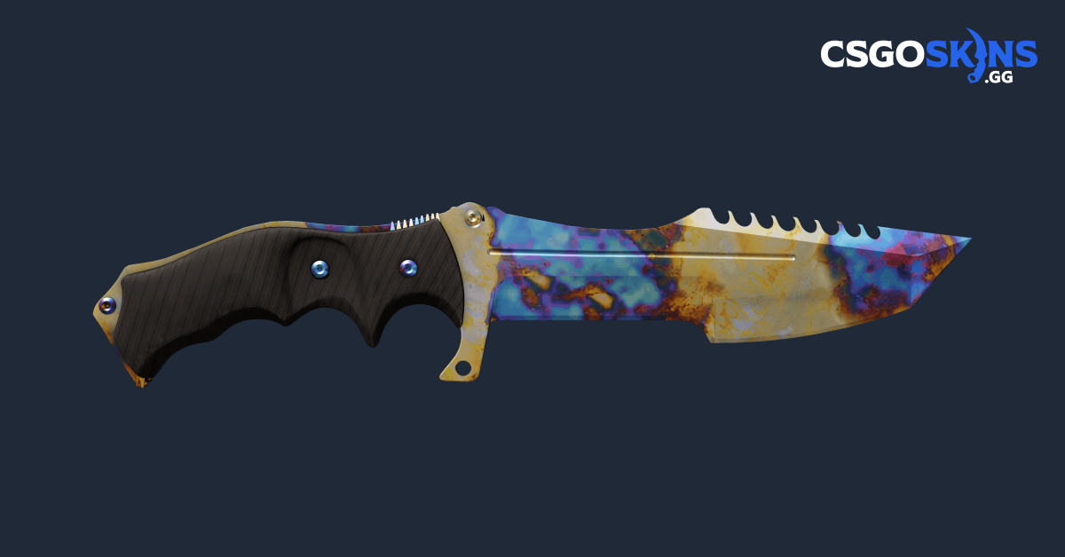 Huntsman Knife | Case Hardened - CSGOSKINS.GG