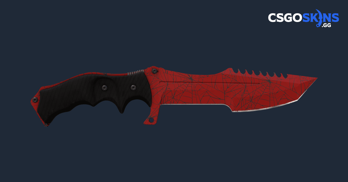 Huntsman Knife | Crimson Web - CSGOSKINS.GG