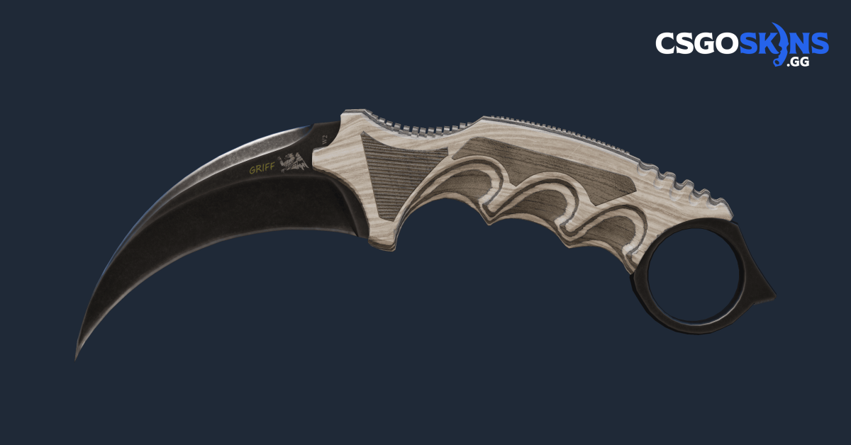 Karambit | Black Laminate - CSGOSKINS.GG