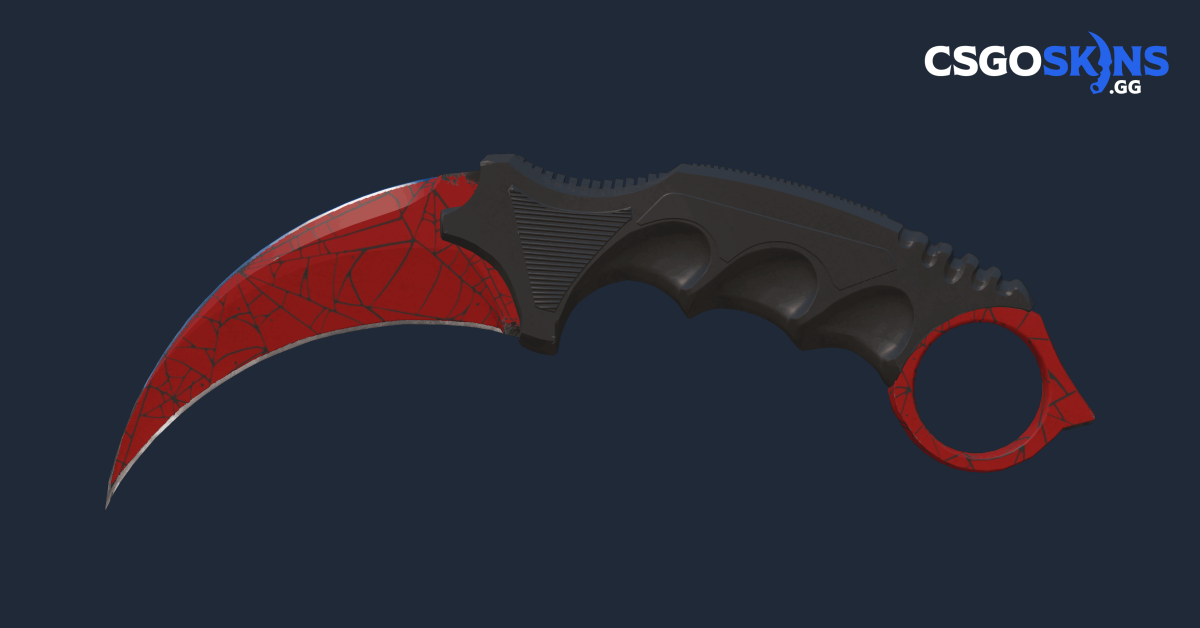 Karambit | Crimson Web - CSGOSKINS.GG