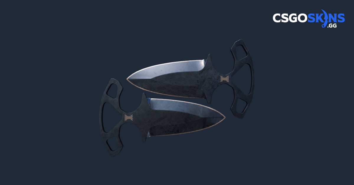 Shadow Daggers | Blue Steel - CSGOSKINS.GG