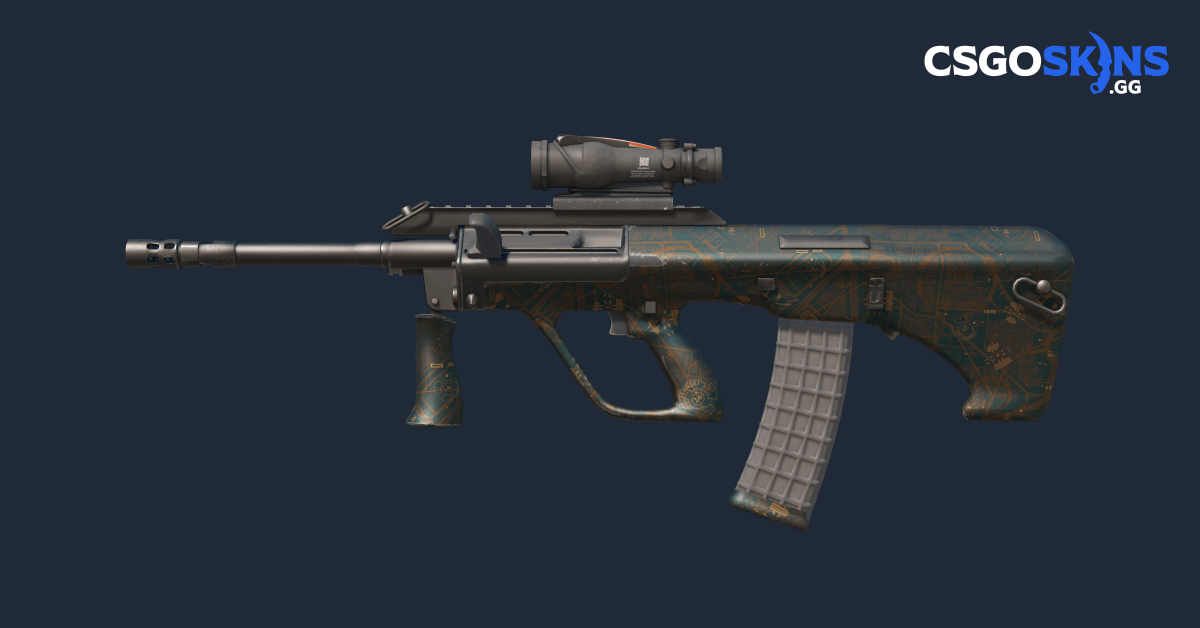 Aug Rage Ghost Kit AUG | Surveillance - CSGOSKINS.GG