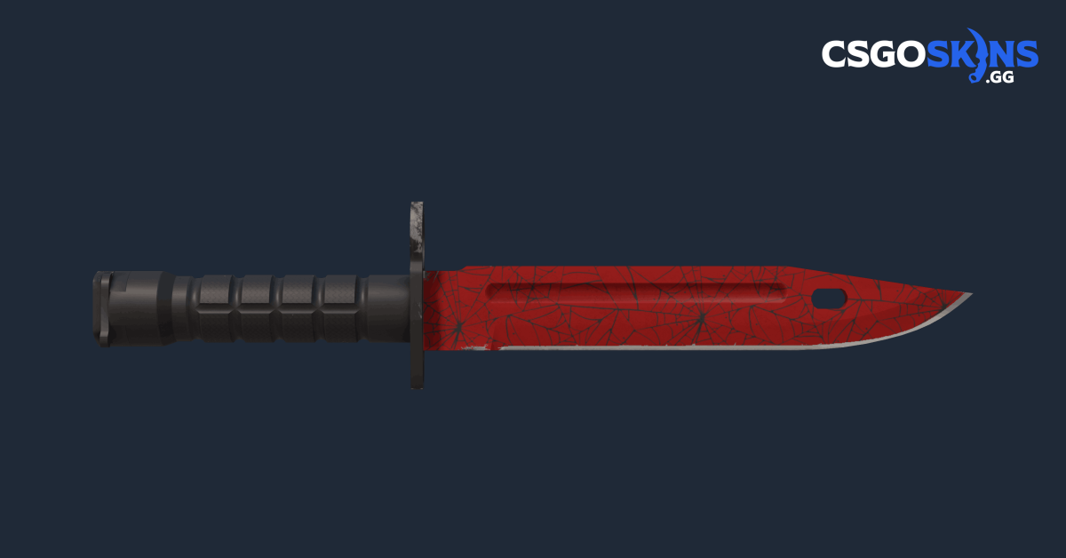 Bayonet | Crimson Web - CSGOSKINS.GG