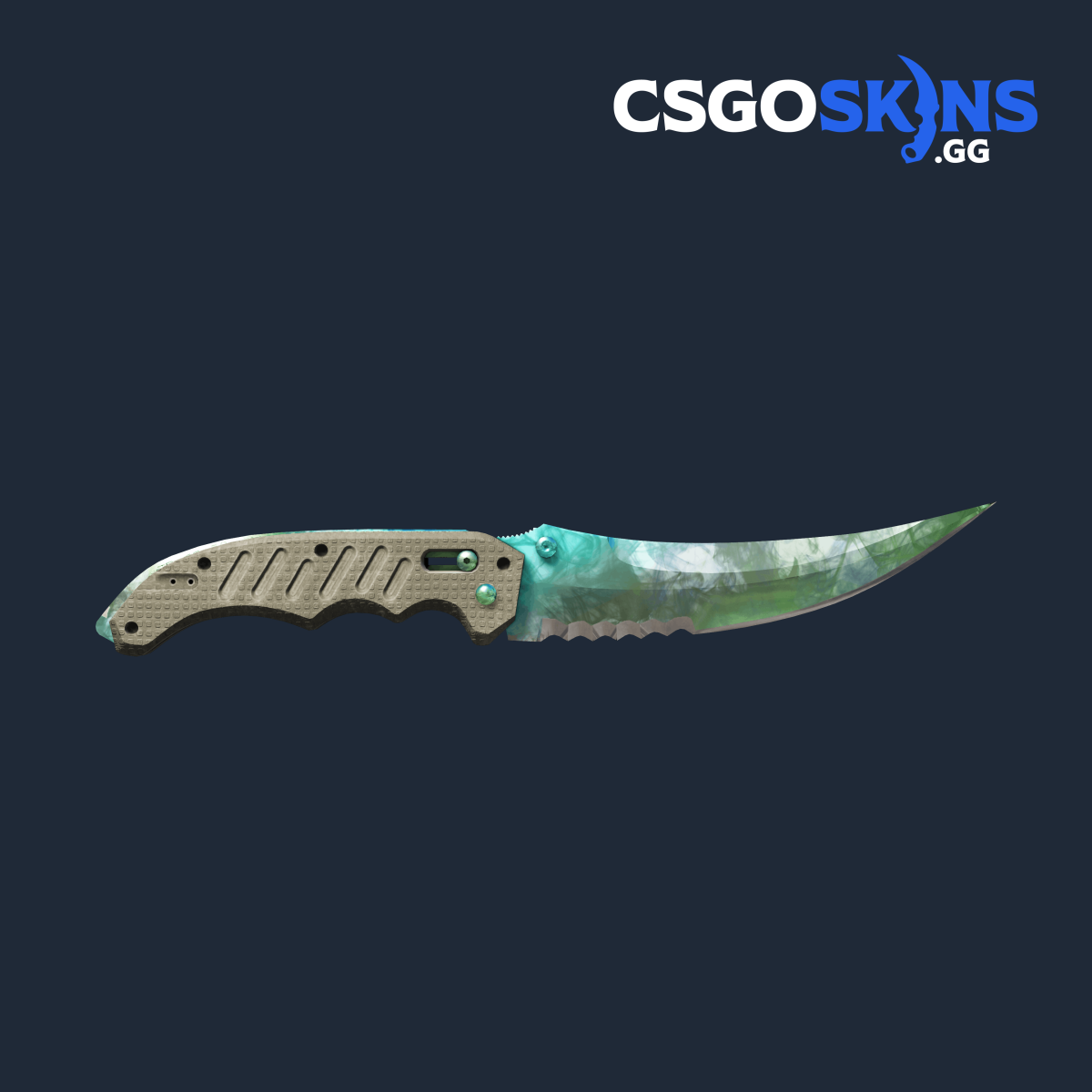 ☆ Flip Knife | Gamma Doppler Phase 4 - CSGOSKINS.GG