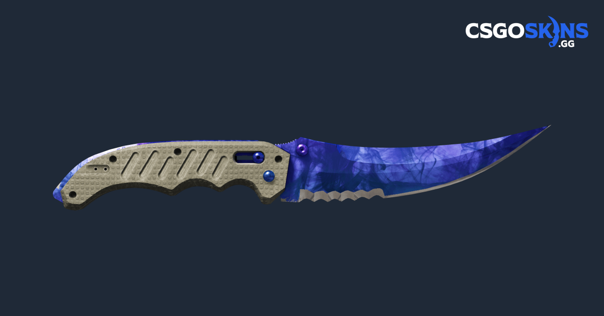 Flip Knife | Doppler Sapphire - CSGOSKINS.GG