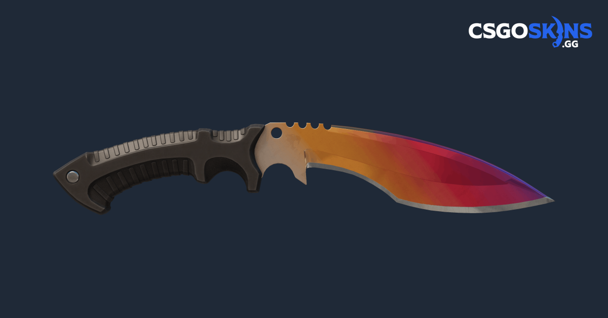 Kukri Knife | Fade - CSGOSKINS.GG