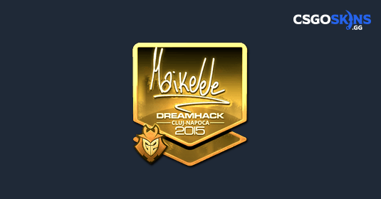 Sticker Maikelele (Gold) Cologne 2015