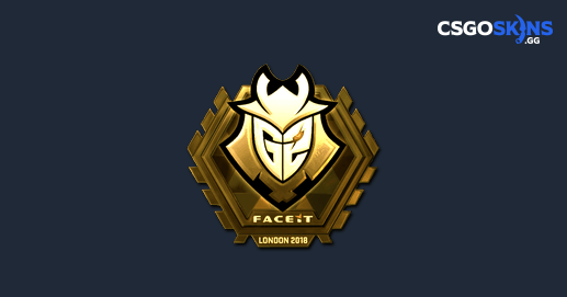 Sticker | G2 Esports (Gold) | London 2018 - CSGOSKINS.GG