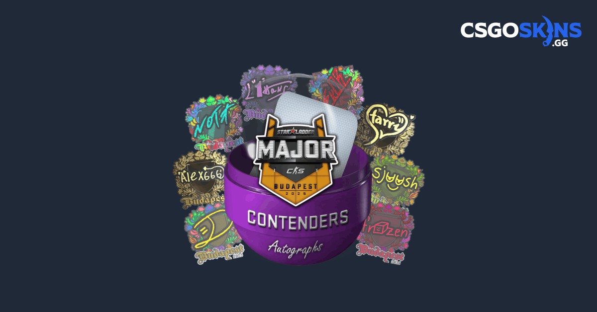 All Budapest 2025 Contenders Autograph Stickers CSGOSKINS GG