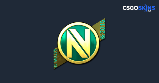 Sticker | Team EnVyUs (Gold) | Katowice 2015 - CSGOSKINS.GG