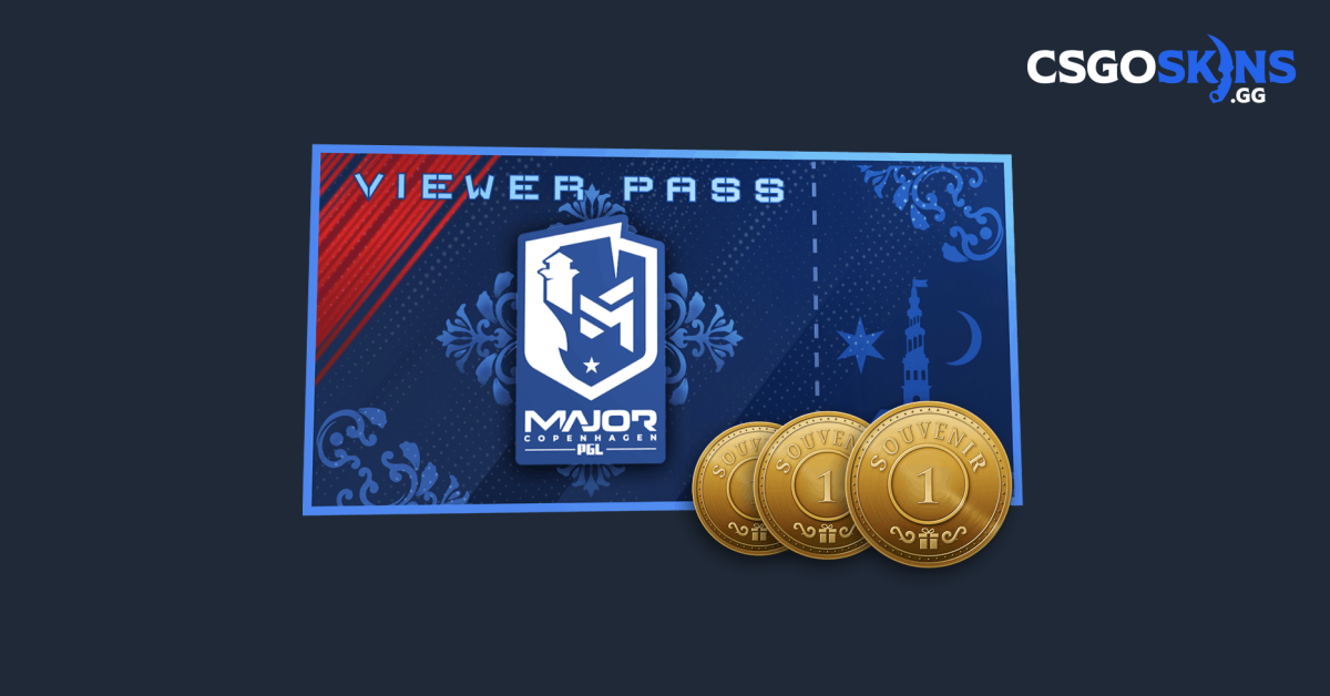 Copenhagen 2024 Viewer Pass + 3 Souvenir Tokens - CSGOSKINS.GG