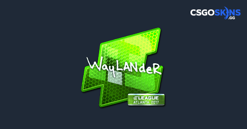 Sticker | wayLander (Foil) | Atlanta 2017 - CSGOSKINS.GG