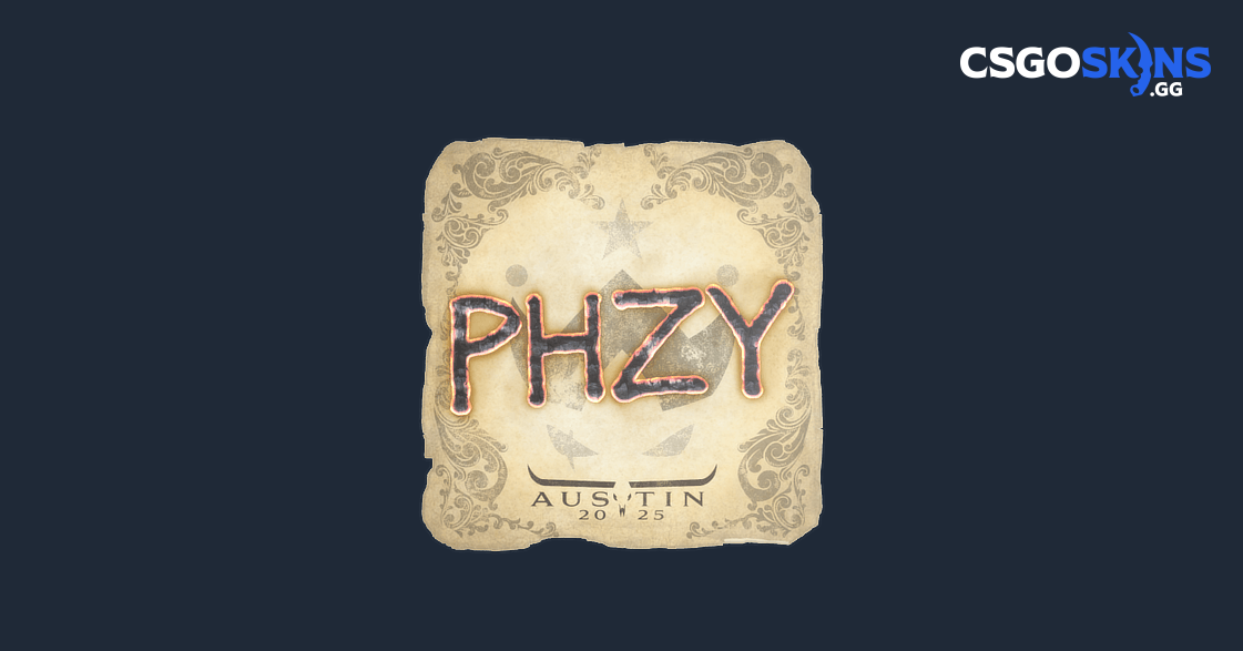 Sticker | phzy | Austin 2025 - CSGOSKINS.GG