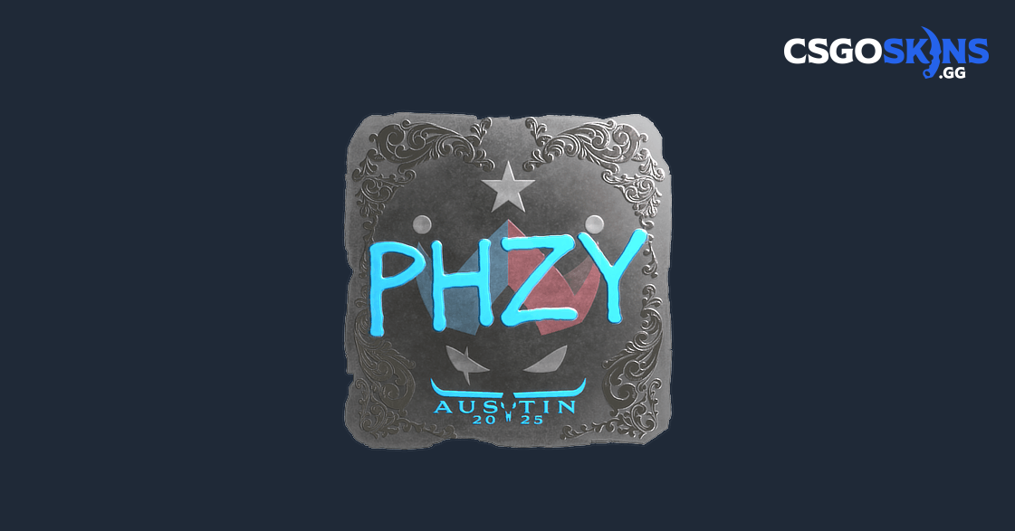 Sticker | phzy (Foil) | Austin 2025 - CSGOSKINS.GG