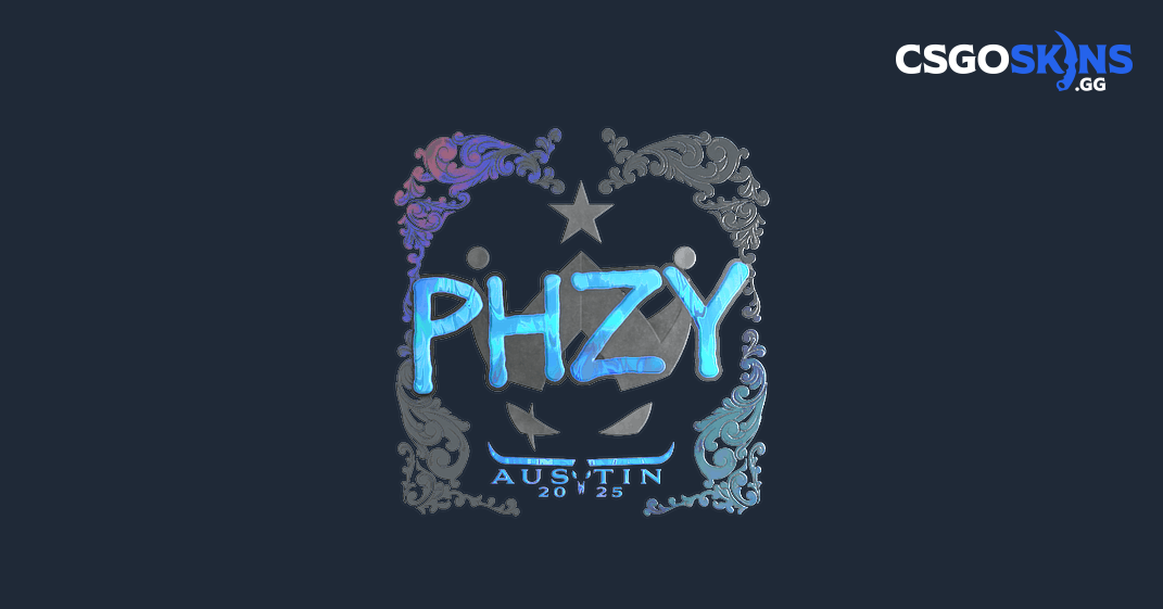 Sticker | phzy (Holo) | Austin 2025 - CSGOSKINS.GG