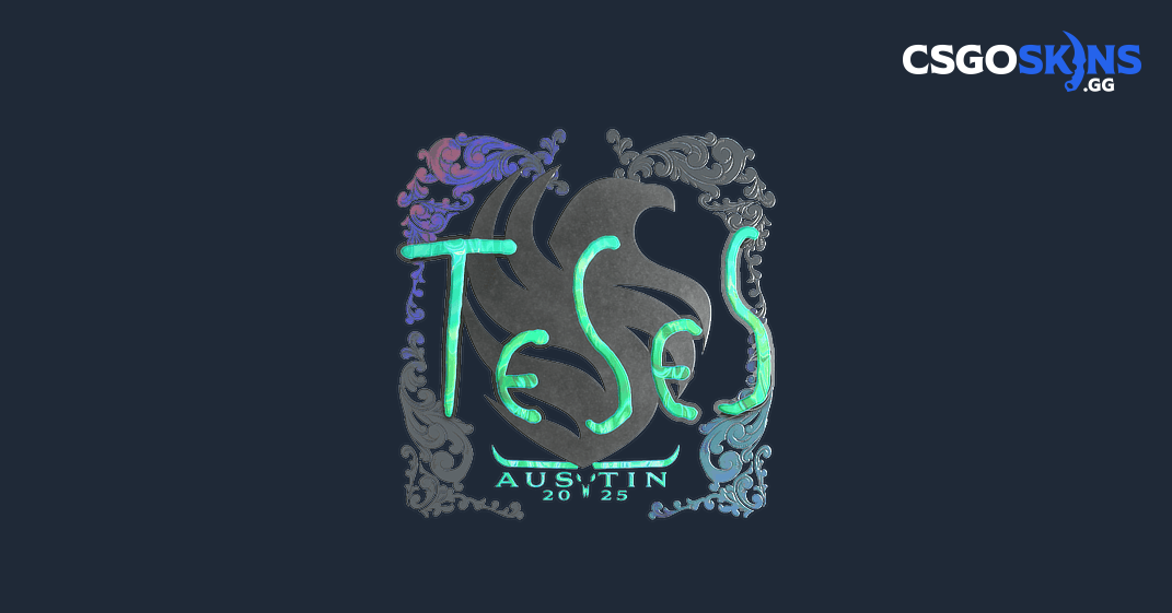 Sticker | TeSeS (Holo) | Austin 2025 - CSGOSKINS.GG