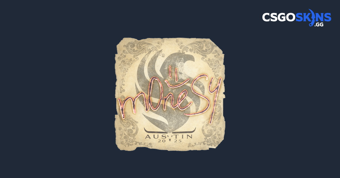 Sticker | m0NESY | Austin 2025 - CSGOSKINS.GG