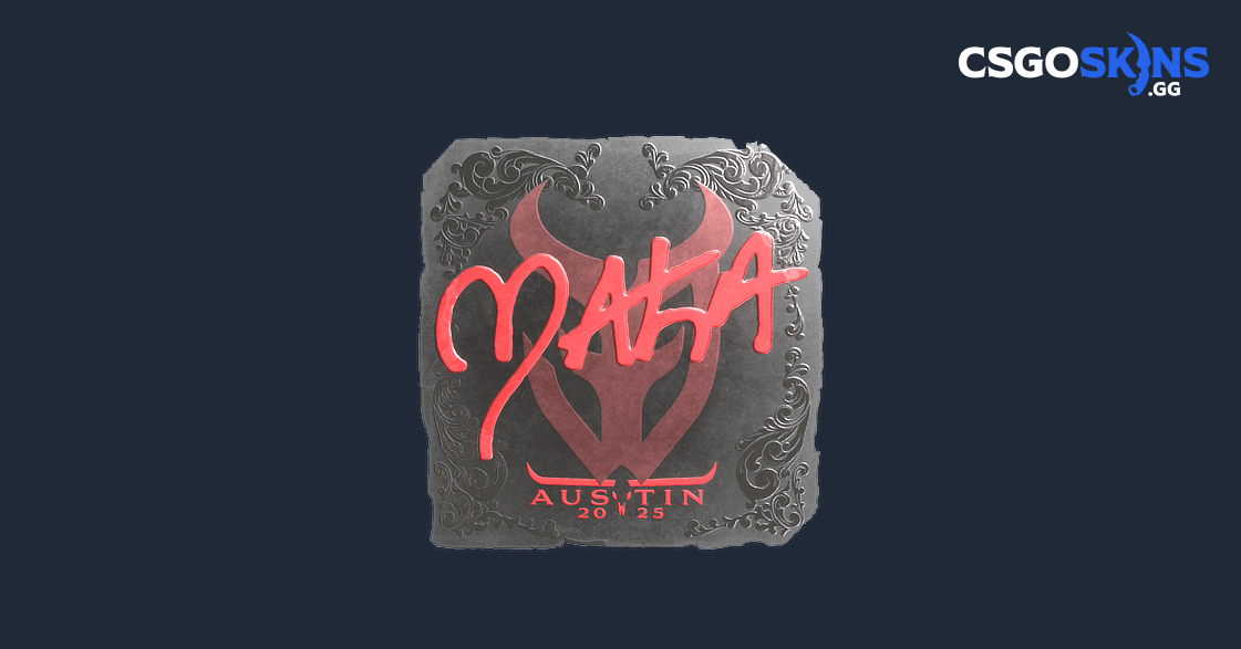 Sticker | Maka (Foil) | Austin 2025 - CSGOSKINS.GG