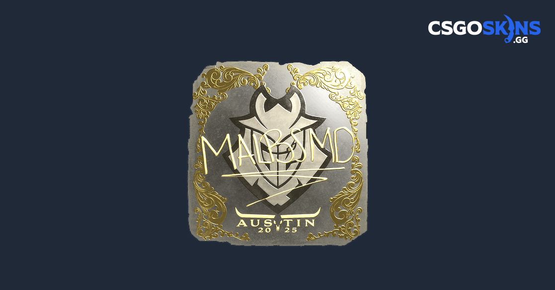 Sticker | malbsMd (Gold) | Austin 2025 - CSGOSKINS.GG